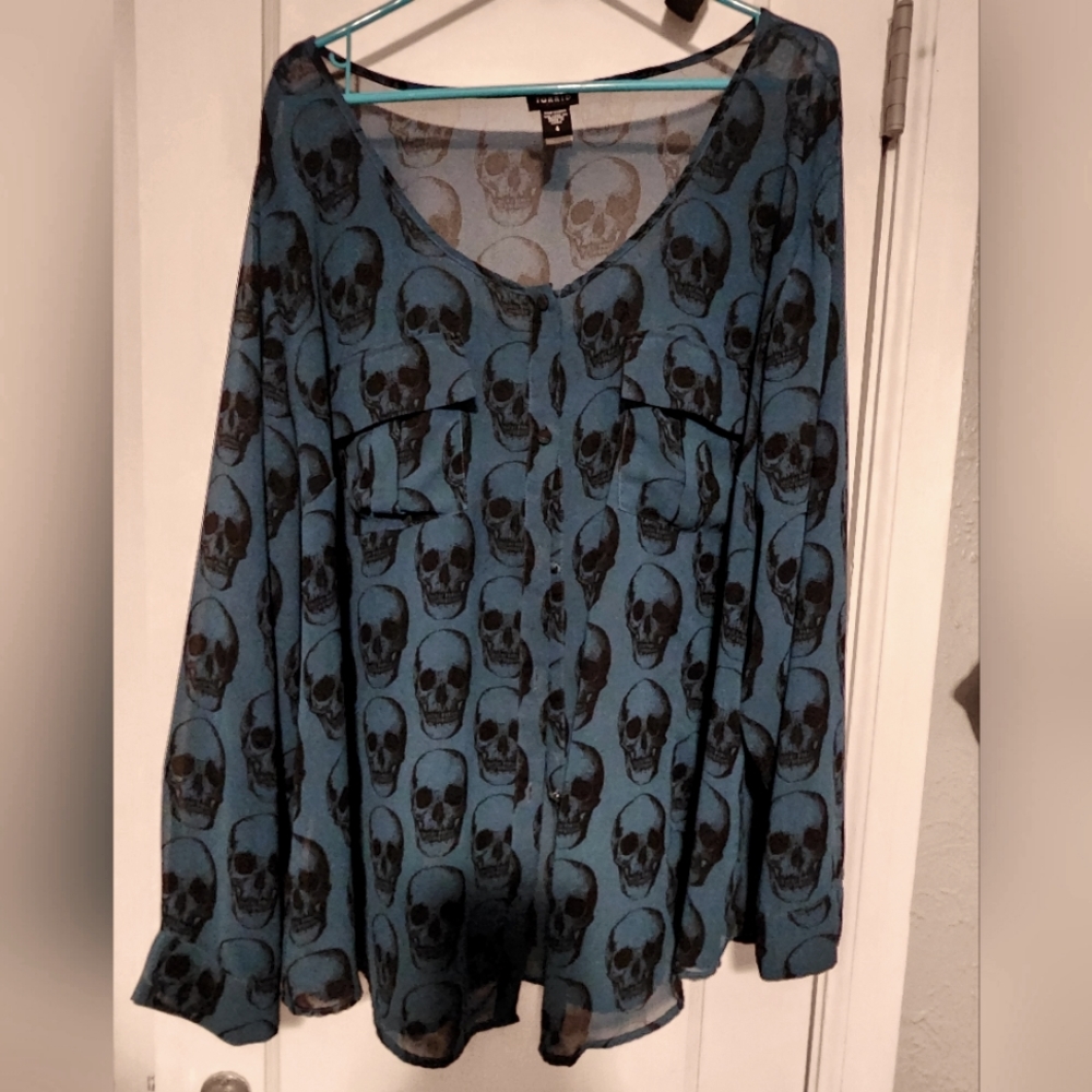 Torrid sheer top